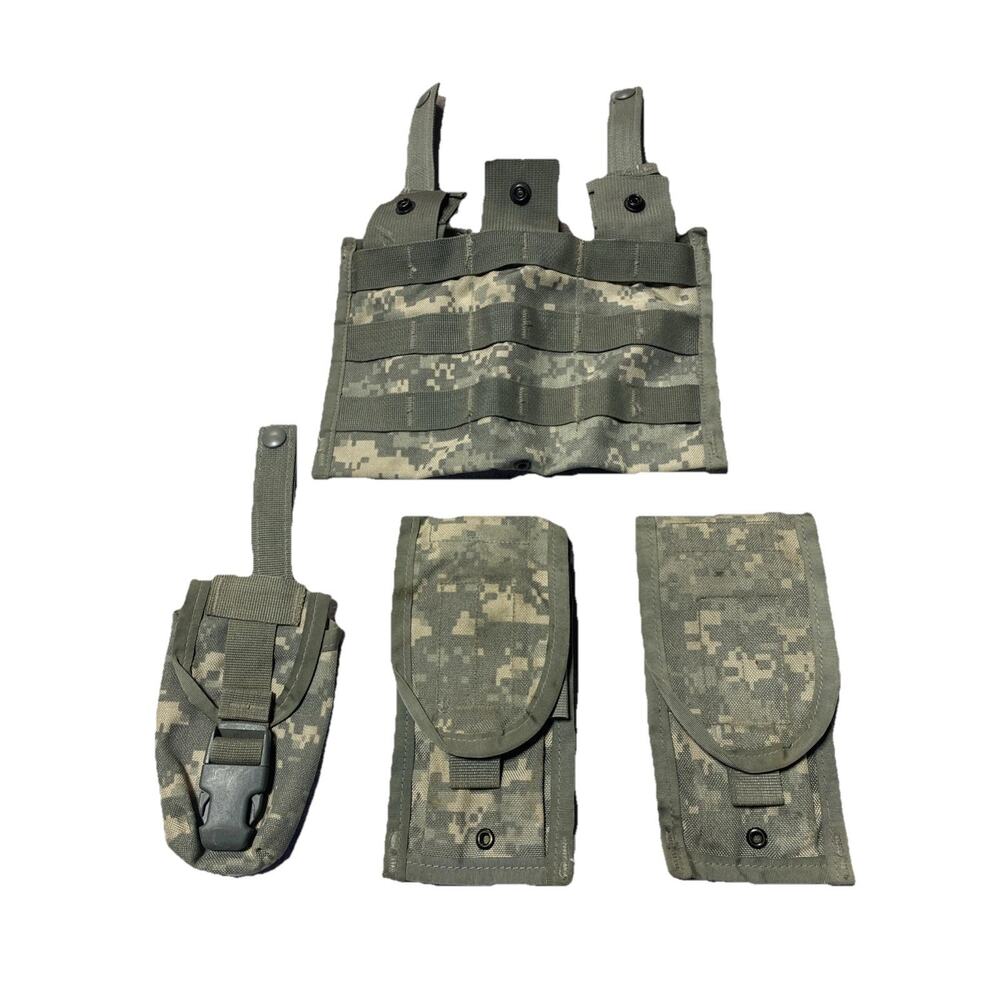 US Military Grenade Flash Bang Double Magazine Triple Magazine Pouches 4 Count